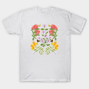 Folk retro florals T-Shirt
